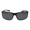 Polaroid PLD7036S63807 Unisex Okulary Przeciwsłoneczne Prostokątne - Czarna Oprawka Szare Szkła
