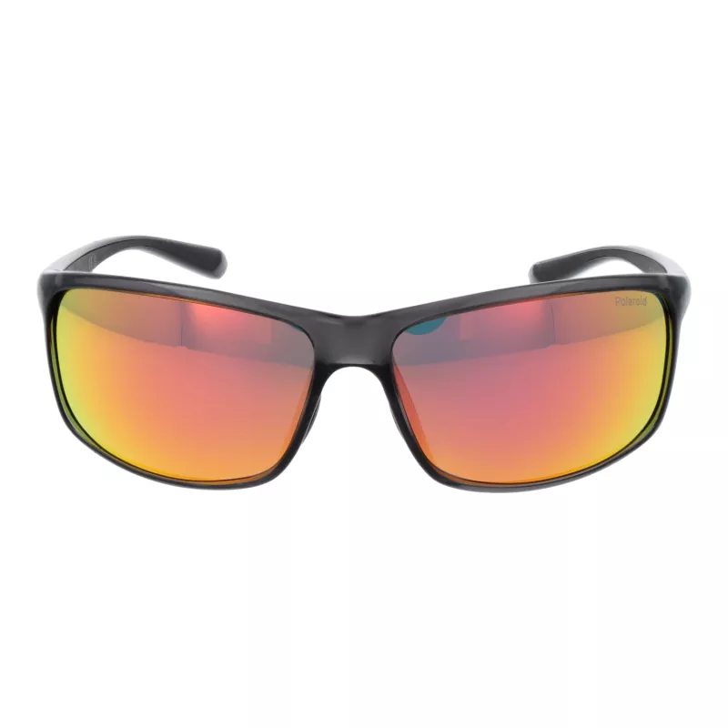 Polaroid PLD7036S63KB7 Unisex Pilot Sunglasses - Czarna oprawka, szare soczewki polaryzacyjne 63mm