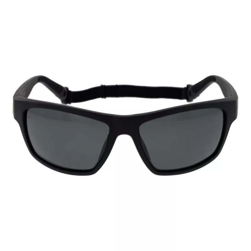 POLAROID PLD7037S60807 Unisex Okulary Przeciwsłoneczne Pilot - Szare Szkła - Czarna Oprawka