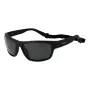POLAROID PLD7037S60807 Unisex Okulary Przeciwsłoneczne Pilot - Szare Szkła - Czarna Oprawka
