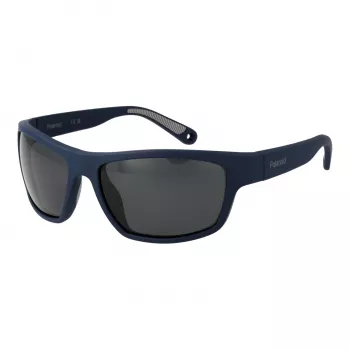 Polaroid PLD7037S60FLL Unisex Rectangular Sunglasses - Polarized UV400 - 60/16/140 mm