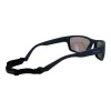 Polaroid PLD7037S60PJP Unisex Okulary Przeciwsłoneczne Prostokątne - Czarna Oprawka Szare Szkła 60mm