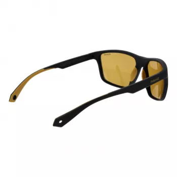 Okulary przeciwsłoneczne Polaroid PLD7040/S dla mężczyzn - oprawka Havana, zielone soczewki polaryzacyjne - 59mm