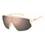 Okulary przeciwsłoneczne unisex shield Polaroid PLD7047SZ1P - czarna oprawka, szare soczewki polaryzacyjne 99mm