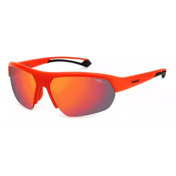 POLAROID PLD7048S0Z3G6 Unisex Pilot Sunglasses - Havana/Green, 65/17/130 mm
