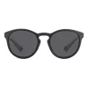 Polaroid PLD7050S003 Unisex Okulary Przeciwsłoneczne Prostokątne - Czarna Oprawka Szare Soczewki Polaryzacyjne