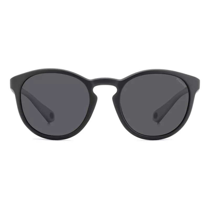 Polaroid PLD7050S003 Unisex Okulary Przeciwsłoneczne Prostokątne - Czarna Oprawka Szare Soczewki Polaryzacyjne