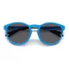 POLAROID PLD7050SMVU Unisex Kwadratowe Okulary Przeciwsłoneczne - Matowa Czarna Oprawka, Szare Soczewki Polaryzacyjne, 52mm