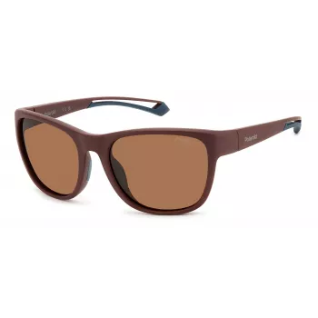 Okulary przeciwsłoneczne Polaroid PLD7051S7BL Unisex - Czarna oprawka, szare soczewki polaryzacyjne, 57mm