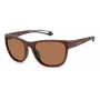 Okulary przeciwsłoneczne Polaroid PLD7051S7BL Unisex - Czarna oprawka, szare soczewki polaryzacyjne, 57mm