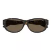 Okulary przeciwsłoneczne Polaroid PLD9020S086 Unisex Havana Kwadratowa Oprawka Plastikowa Brązowe Soczewki Polaryzacyjne