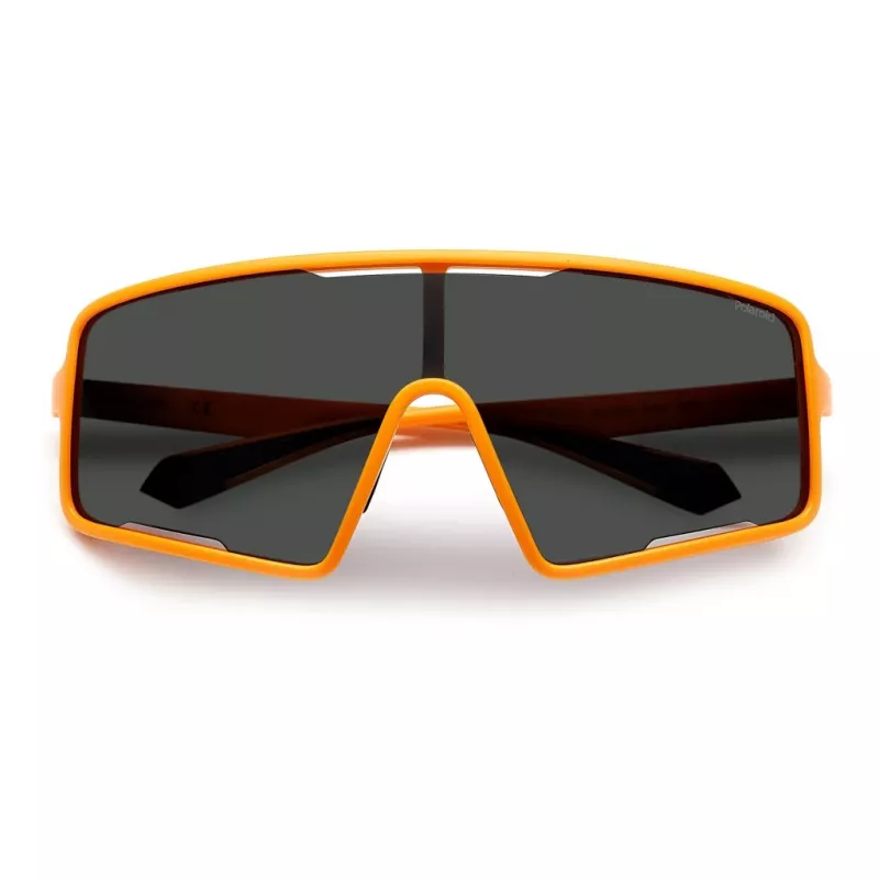 POLAROID SPORT PLD7045S2M5 Męskie polaryzowane okulary sportowe - soczewka 99mm, zausznik 130mm
