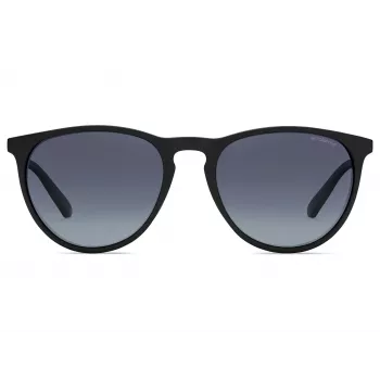 POLAROID Unisex PLD6003NSDL5W Okulary przeciwsłoneczne - Soczewki polaryzacyjne szare - Oprawa czarna - 54/19/140 mm