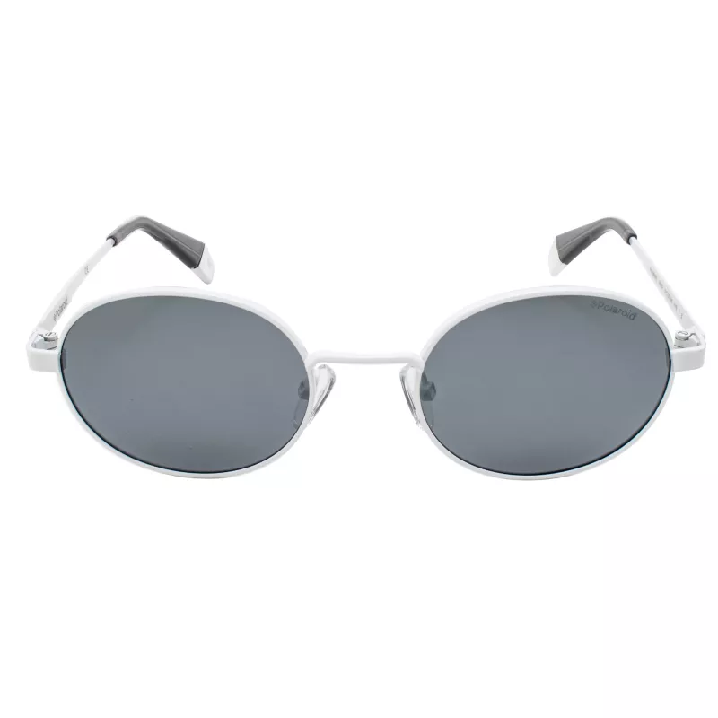 POLAROID Unisex PLD6066SVK6EX Okulary przeciwsłoneczne - czarna oprawka, szare soczewki polaryzacyjne, 51 mm