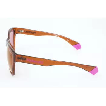 POLAROID Unisex PLD6077FS-09Q Okulary przeciwsłoneczne Polaryzacyjne Prostokątne Czarna Oprawka Szare Szkła 58/17/140 mm