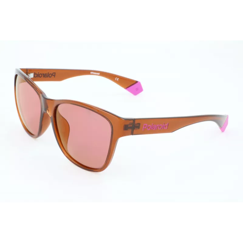 POLAROID Unisex PLD6077FS-09Q Okulary przeciwsłoneczne Polaryzacyjne Prostokątne Czarna Oprawka Szare Szkła 58/17/140 mm
