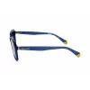 POLAROID Unisex PLD6161SPJP Prostokątne Okulary Przeciwsłoneczne Polaryzacyjne - Czarna Oprawka Szare Szkła 58mm