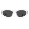 POLAROID Unisex PLD6169S900M9 Okulary przeciwsłoneczne - Oprawa Havana z propionianu, brązowe soczewki polaryzacyjne, 55mm