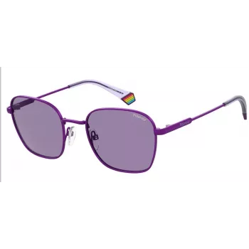 POLAROID Unisex PLD6170SB3V Okulary przeciwsłoneczne - Matowa czarna oprawka, szare soczewki polaryzacyjne, 53 mm