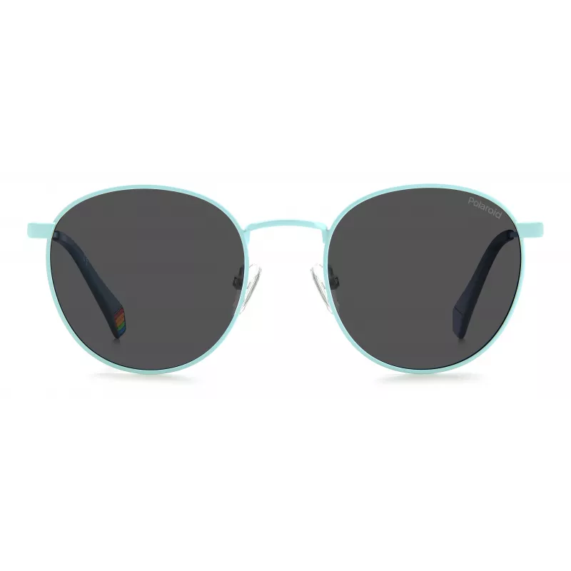 POLAROID Unisex PLD6171SMVUM9 Okulary przeciwsłoneczne - Havana kwadratowa oprawka, soczewki polaryzacyjne szare 51/20/140 mm