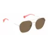 POLAROID Unisex PLD6172S10ASP Okulary przeciwsłoneczne - Czarna oprawka, szare soczewki 57mm