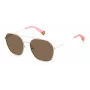 POLAROID Unisex PLD6172S10ASP Okulary przeciwsłoneczne - Czarna oprawka, szare soczewki 57mm