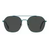 POLAROID Unisex PLD6172SMR8M9 Okulary przeciwsłoneczne kwadratowe Havana Green Polaryzowane UV400