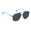POLAROID Unisex PLD6173SMVUM9 Okulary przeciwsłoneczne - czarna oprawka, szare soczewki polaryzacyjne, 58 mm