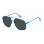 POLAROID Unisex PLD6173SMVUM9 Okulary przeciwsłoneczne - czarna oprawka, szare soczewki polaryzacyjne, 58 mm