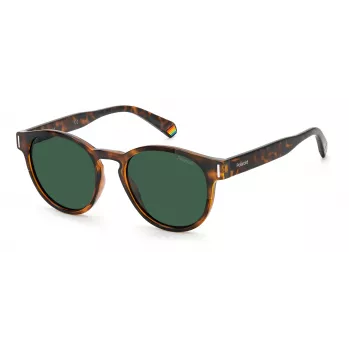 POLAROID Unisex PLD6175S086UC Okulary przeciwsłoneczne Havana Brązowe Polaryzowane 51mm