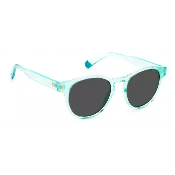 POLAROID Unisex PLD6175S5CBM9 Okulary przeciwsłoneczne Havana Grey Blue Mirror 51mm