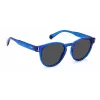 POLAROID Unisex PLD6175SPJPC3 Okulary przeciwsłoneczne prostokątne - czarna oprawka, szare soczewki polaryzacyjne 51mm