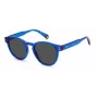 POLAROID Unisex PLD6175SPJPC3 Okulary przeciwsłoneczne prostokątne - czarna oprawka, szare soczewki polaryzacyjne 51mm