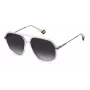 POLAROID Unisex PLD6182S900WJ Prostokątne Okulary Przeciwsłoneczne z Polaryzacją - Czarna Oprawka Szare Szkła 59mm