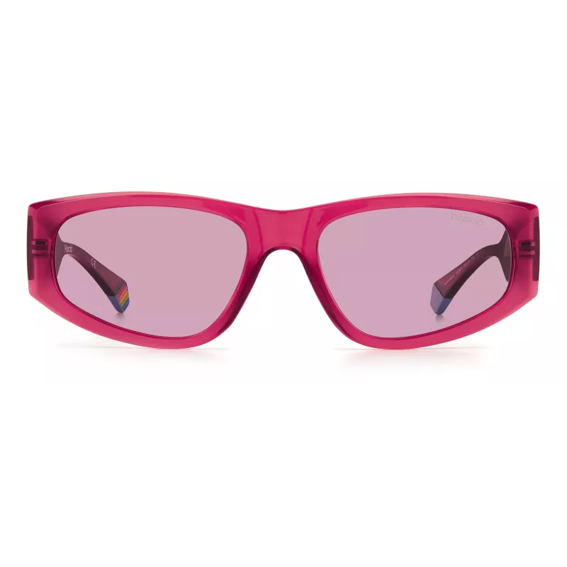 POLAROID Okulary przeciwsłoneczne unisex PLD6169S8CQ0F Czarna oprawka Szare soczewki polaryzacyjne 55/18/140 mm