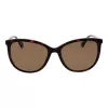 POLAROID Damskie PLD4138S55086 Okulary Przeciwsłoneczne Kwadratowe Havana Grey 55mm