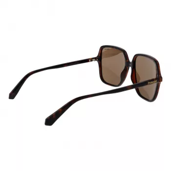 POLAROID Women's PLD6219S56086 Sunglasses - Black Frame Grey Polarized Lens 56mm