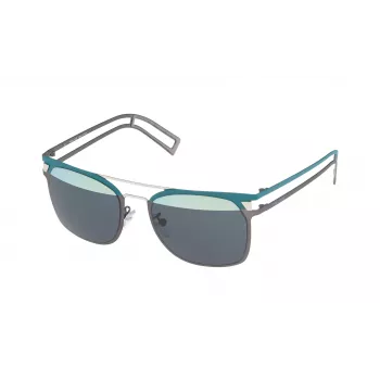 POLICE CHILDISH SK53649SEBH Okulary przeciwsłoneczne - Oprawka acetatowa, ochrona UV400, unisex dziecięce