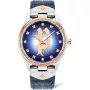 Zegarek damski POLICE Masterpiece PL16029MSTR03 36mm Niebieska tarcza Srebrna siateczka stalowa