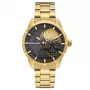 POLICE Men's PL15715JSG78M Quartz Watch 46mm Stainless Steel Gold-Tone Brown Dial