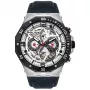 Zegarek męski POLICE PL16065JSTB04 Raho Analogowy Kwarcowy 46mm Niebieska Tarcza Brązowy Pasek Skórzany