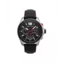 Police Męski Zegarek Kwarcowy Analogowy R1471294003 - 46mm Koperta ze Stali Nierdzewnej, Czarna Tarcza, Skórzany Pasek