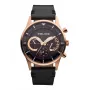 POLICE Zegarek męski Ranger kwarcowy PEWJF2110901 - niebieska tarcza, brązowy pasek skórzany, 46 mm stal szlachetna