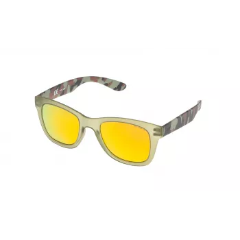 POLICE Męskie okulary przeciwsłoneczne prostokątne S194450NVNG - Oprawka acetatowa w kolorze havana z brązowymi soczewkami gradientowymi - Ochrona UV400 - 50/22/140 mm