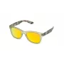 POLICE Męskie okulary przeciwsłoneczne prostokątne S194450NVNG - Oprawka acetatowa w kolorze havana z brązowymi soczewkami gradientowymi - Ochrona UV400 - 50/22/140 mm