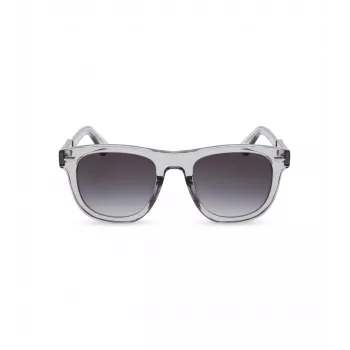POLICE Męskie Okulary Przeciwsłoneczne Prostokątne SPLL87M5203GU Havana Oprawa Acetatowa Zielone Soczewki Poliwęglanowe 52mm