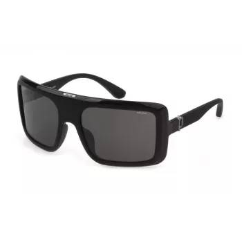 POLICE SPLF62M6107V4 Okulary przeciwsłoneczne Aviator dla mężczyzn, oprawka Havana/Brąz, soczewki zielone 61/19/130 mm