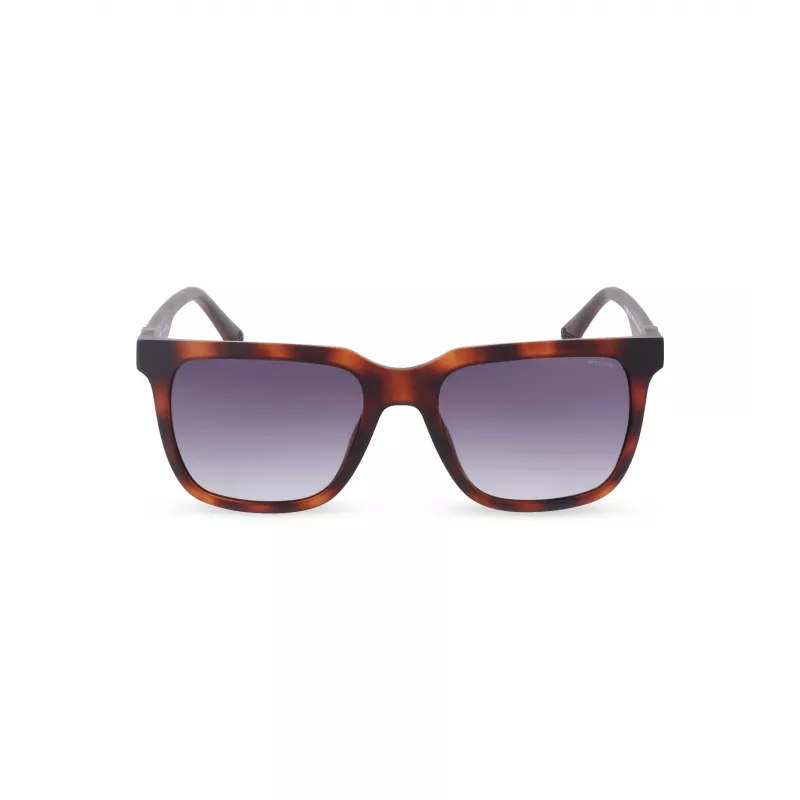 Okulary przeciwsłoneczne POLICE męskie SPLN34M540878, oprawka Havana acetat, soczewki brązowe 54mm