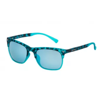 Okulary przeciwsłoneczne POLICE męskie SK0445149LB - oprawka acetatowa, szare soczewki poliwęglanowe, szerokość soczewki 51 mm