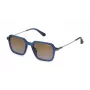 Okulary przeciwsłoneczne POLICE męskie SPLL10-520892 prostokątna czarna oprawka szare szkło 52/20/145 mm